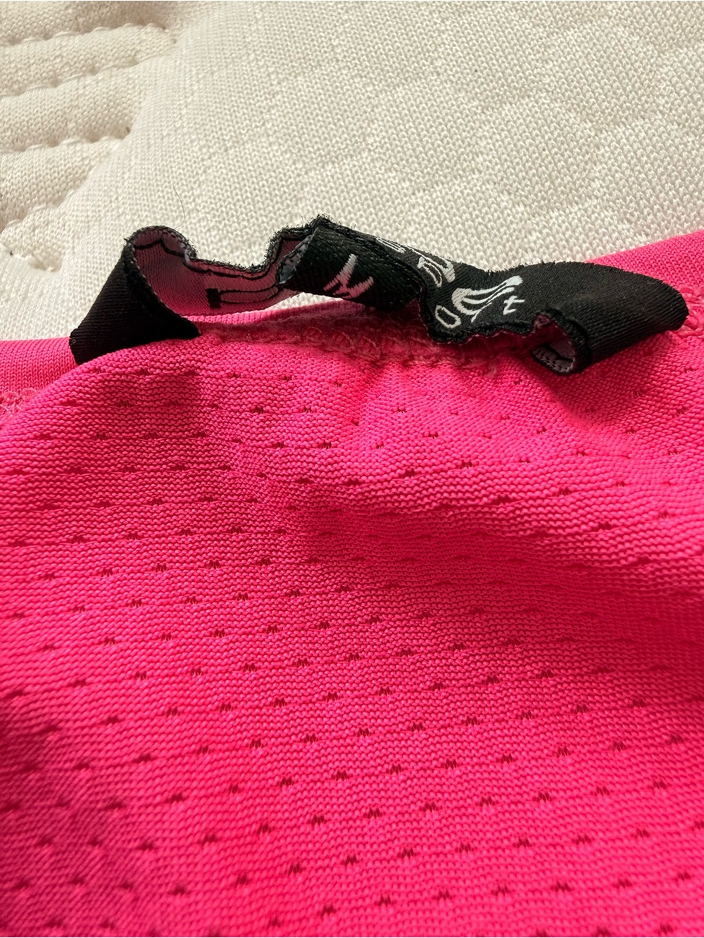 bebe Hot Pink Logo Racerback Tank - Picture 4 of 4